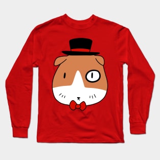 Fancy Guinea Pig Face Long Sleeve T-Shirt